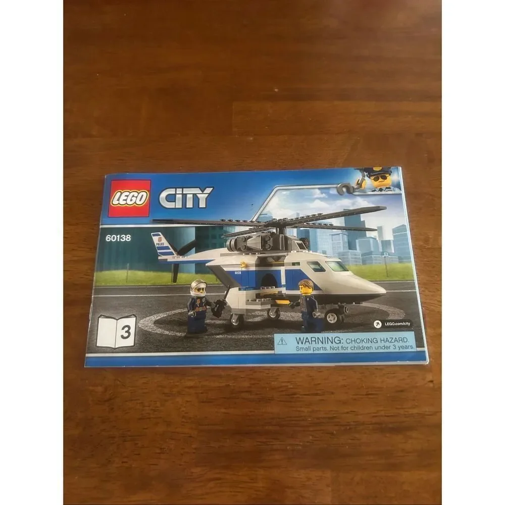 LEGO City High-speed Chase #60138 Instruction Manual Only 1,2,&3 (6057)
